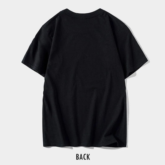 COOLMIND MO0167 Space Cat Graphic Cotton Tee