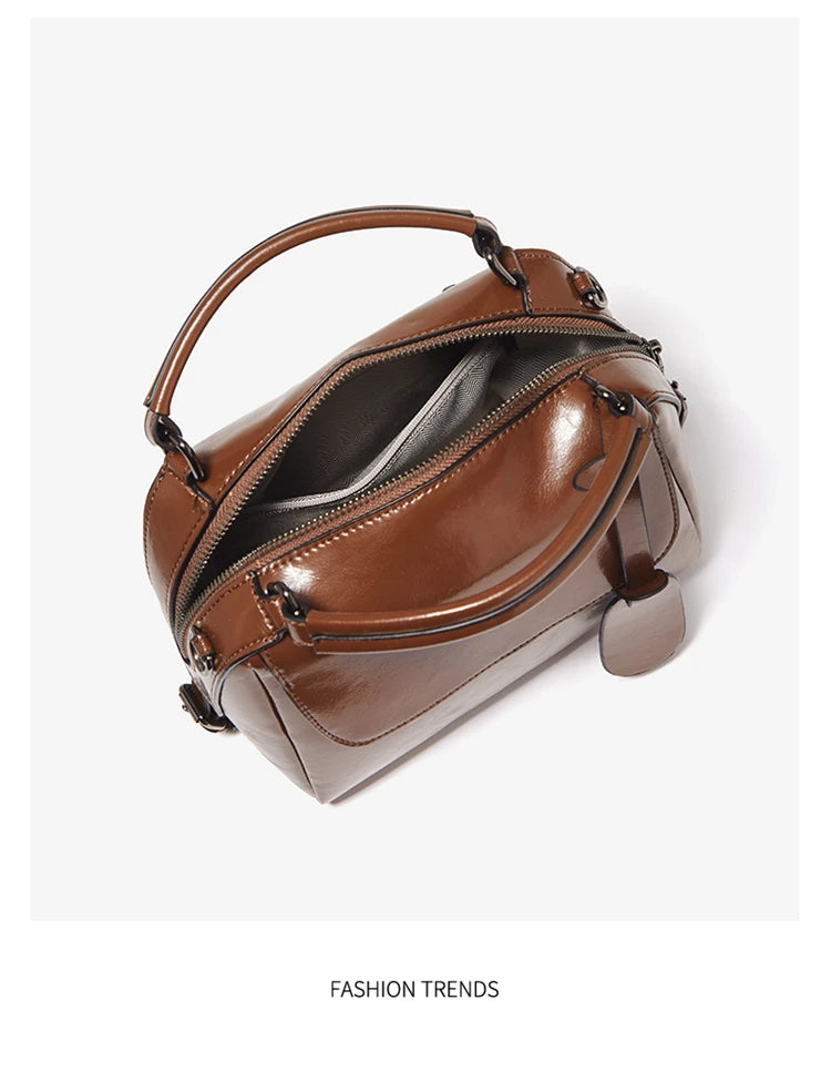 FOXER Split Leather Women's Handbag