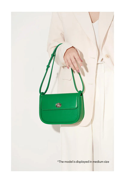 BAFELLI Leather Saddle Bag — Genuine Cow Leather Shoulder & Crossbody