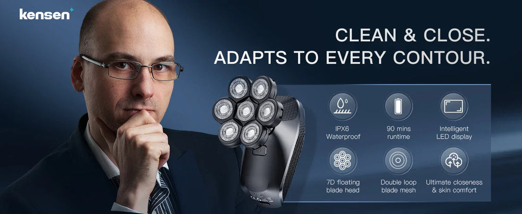 Kensen S8 7D Electric Head Shaver - ShopHub