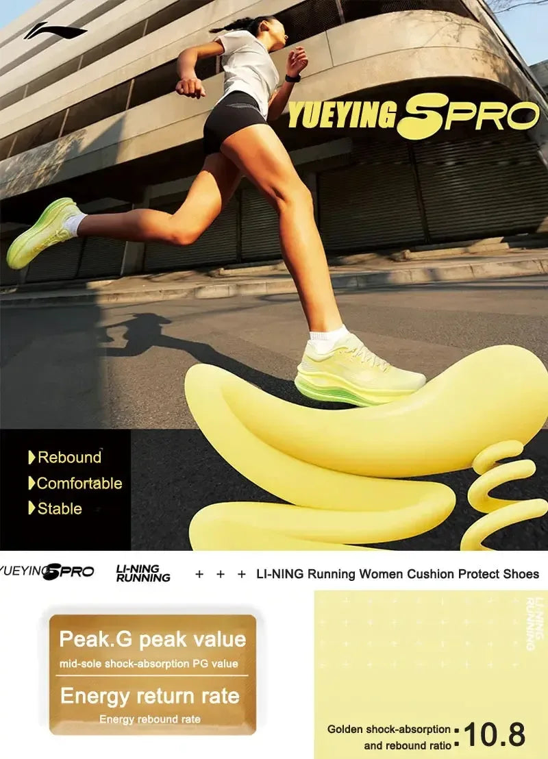 Li-Ning Women's YUEYING 5 PRO SUPER BOOM Running Shoes - ShopHub