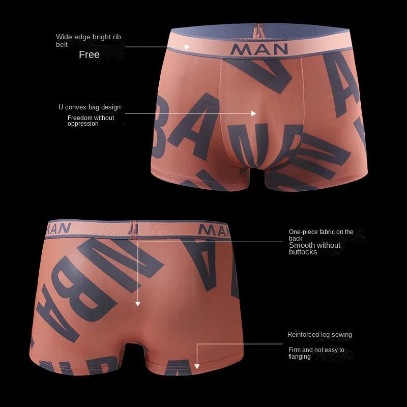 4 Pack Men's Boxer Shorts - ShopHub