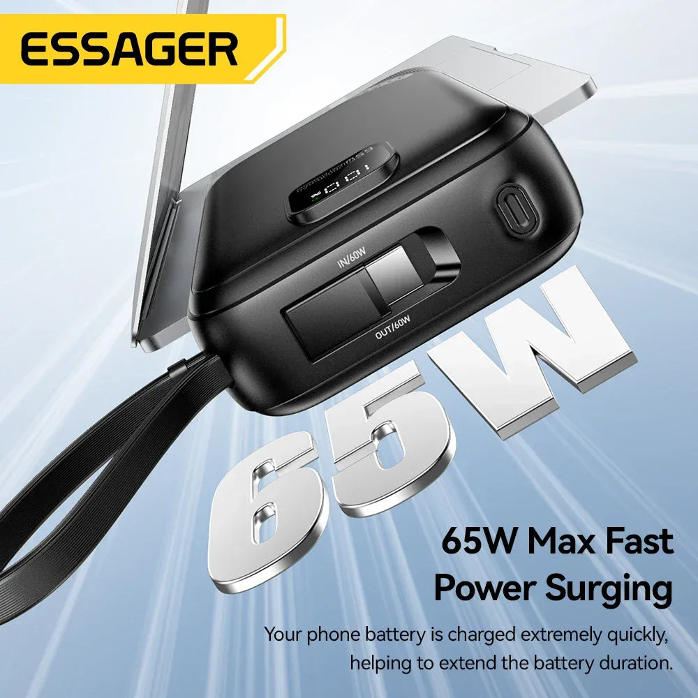 Essager 65W 20000mAh Power Bank - ShopHub