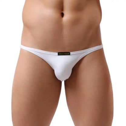 BRAVE PERSON Sexy Men's Mini Briefs Low Waist Smooth Ice Silk Nylon Underpants