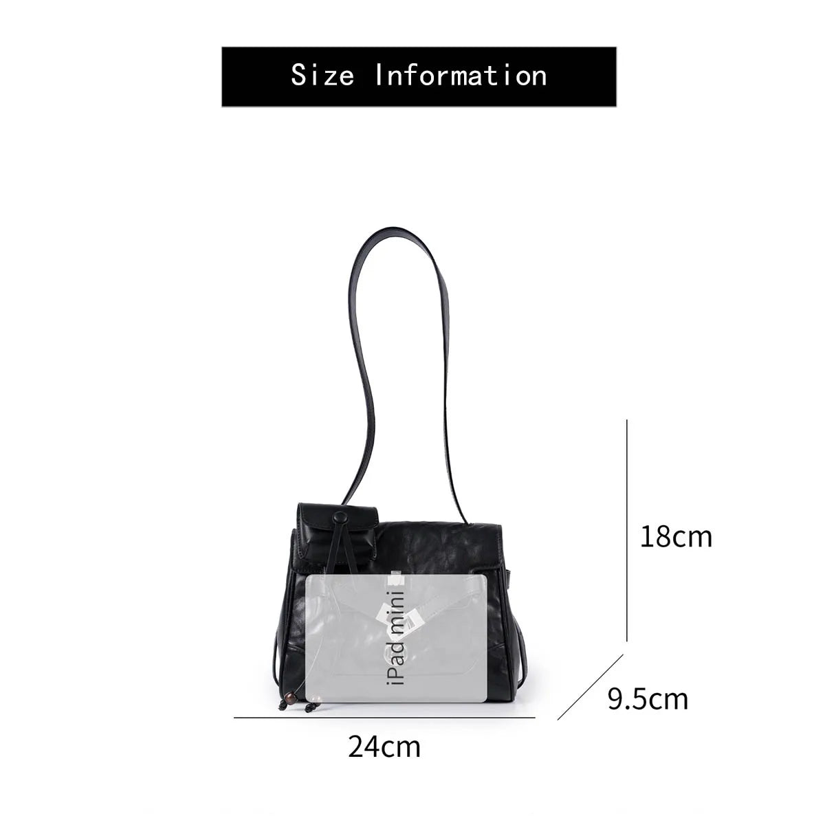 FOXER Vintage Wrinkle Genuine Leather Tote Bag
