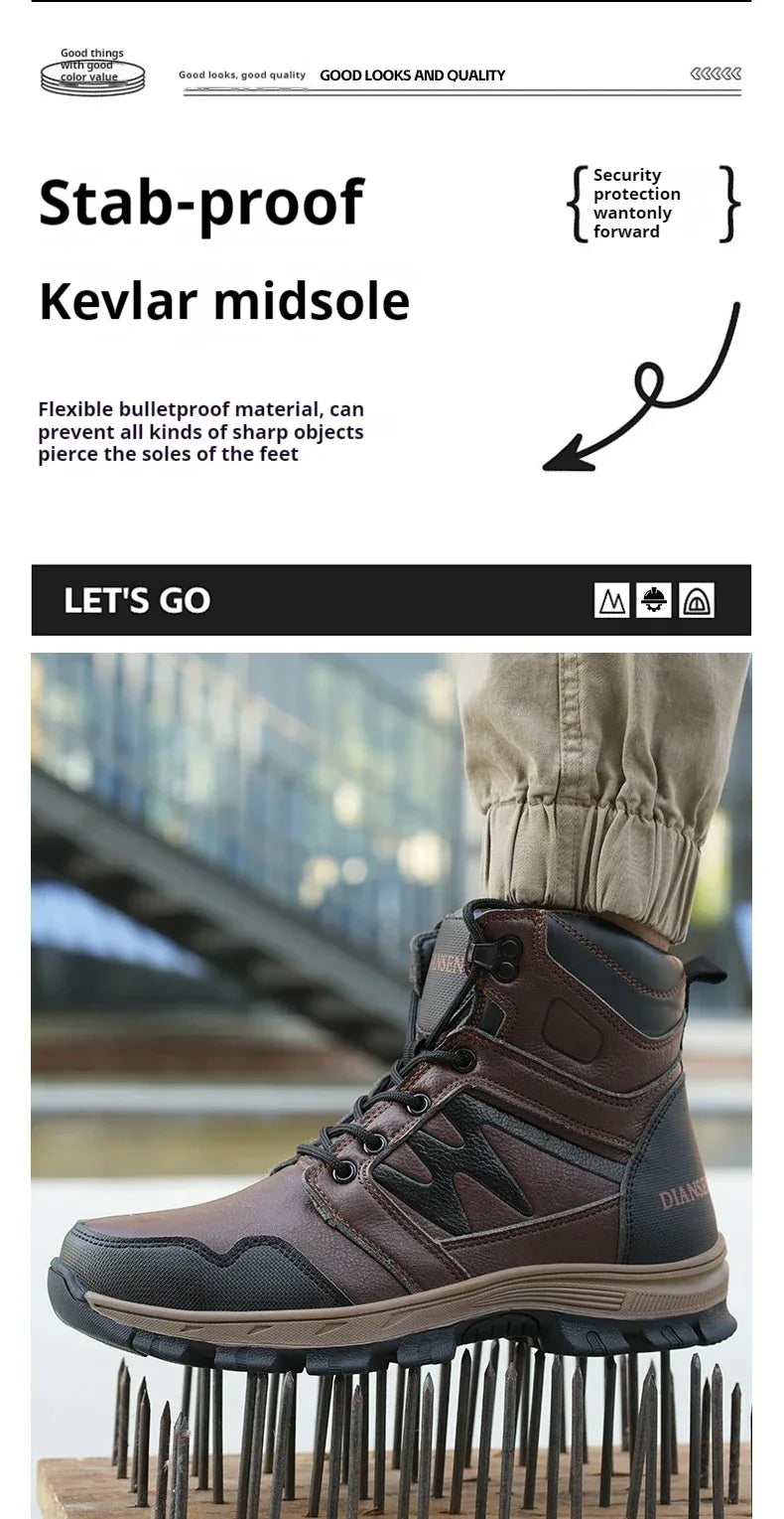 Kankeirr Waterproof Man's Safety Boots - ShopHub