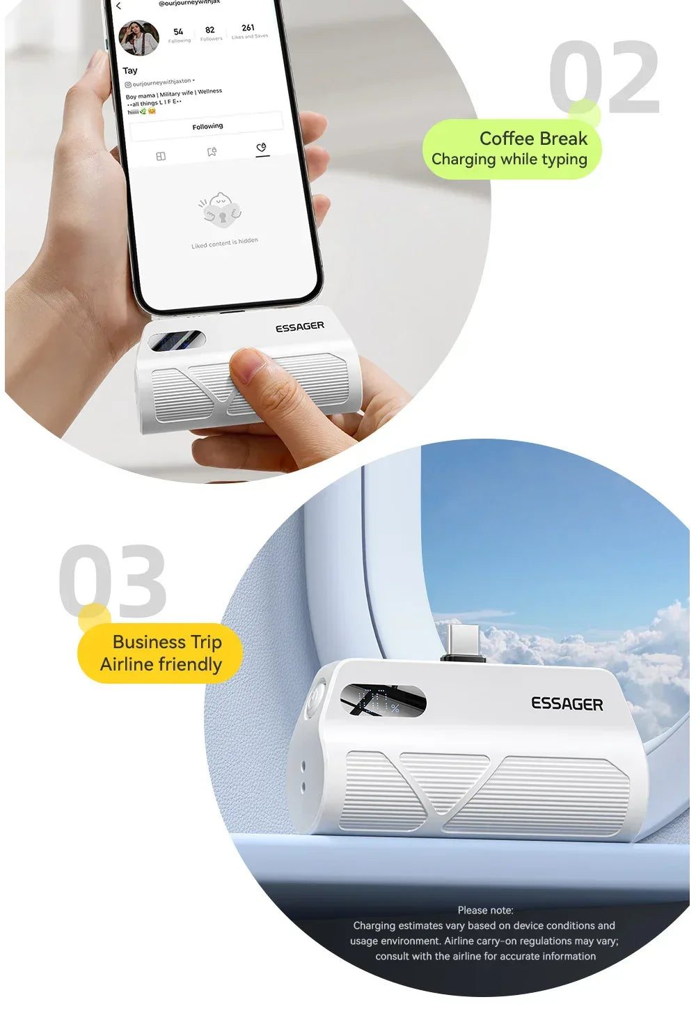 Essager Mini Capsule Power Bank - ShopHub