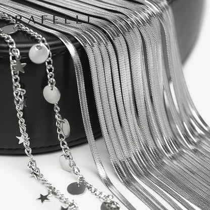 BAFELLI Tassel Genuine Leather Saddle Bag