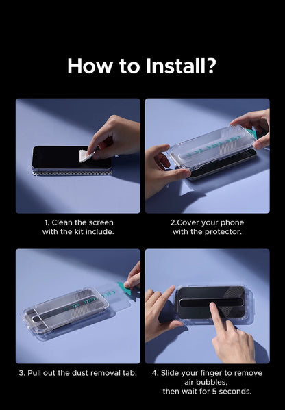 UGREEN 2PCS Dust-free Screen Protector For iPhone 18 17 Pro Max Tempered Glass For iPhone 18 Pro 17Pro Phone Film