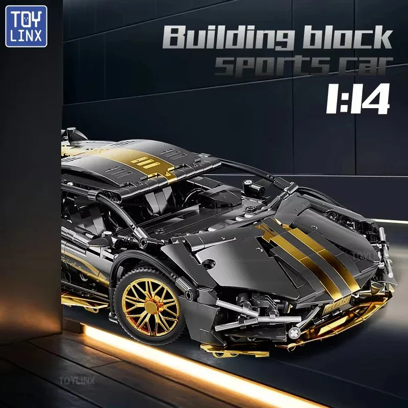 TOYLINX 1:14 Technical DIY Building Blocks Racing Car - ShopHub