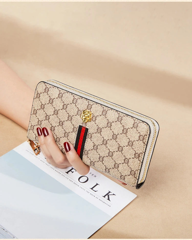 FOXER PVC Long Clutch Wallet