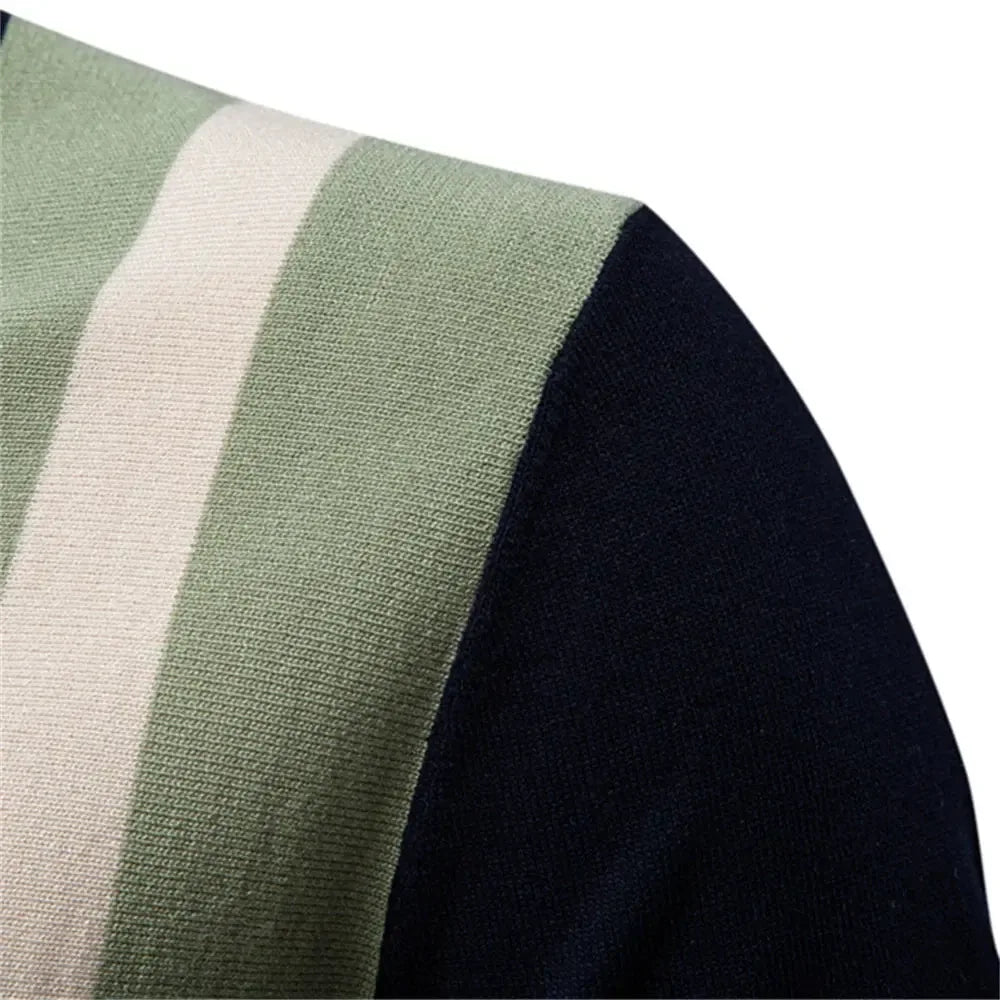 AIOPESON Men's Striped Mesh Polo Shirts - ShopHub