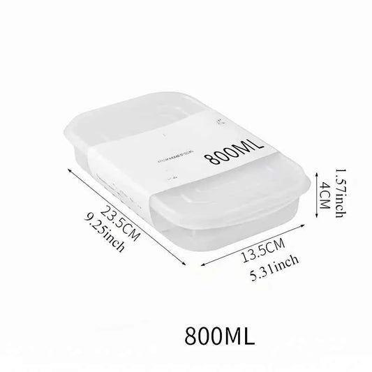 4Pcs Airtight Food Canister, Outdoor Furniture, 350ml Fridge Storage Box, Reusable Sealed Container for Fruit, Meat, Veg