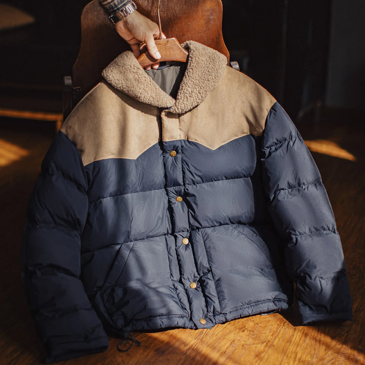 Maden Premium 90% White Duck Down Puffer Jacket