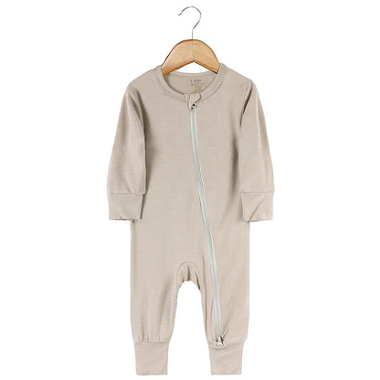 Kids Tales Little Haven Bamboo-Blend Zip Baby Romper