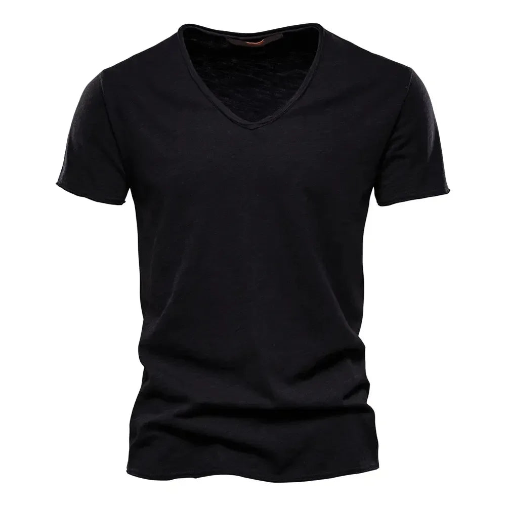 AIOPESON 100% Cotton Men's T-Shirts - ShopHub