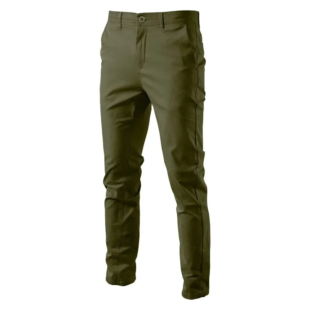 AIOPESON's Casual Cotton Men Trousers - ShopHub
