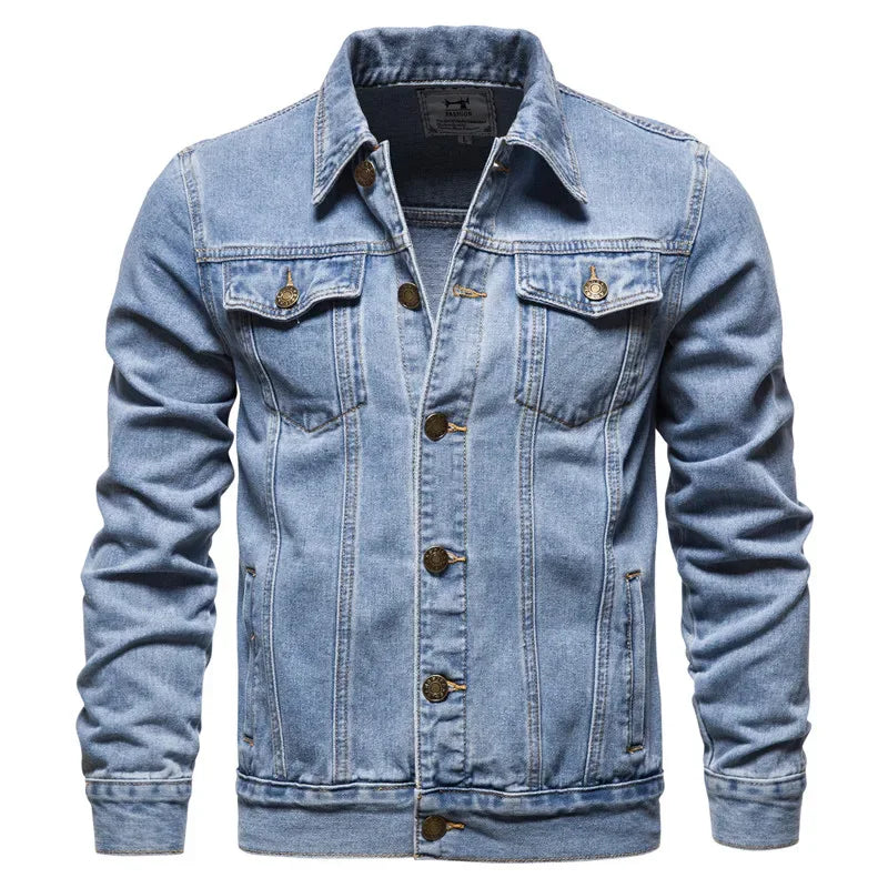 AIOPESON Cotton Denim Jackets - ShopHub