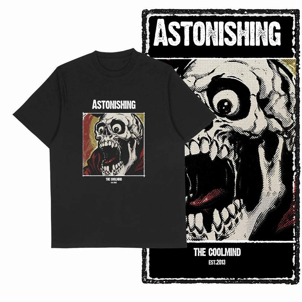 COOLMIND Skull Graphic T-Shirt | Unisex Streetwear
