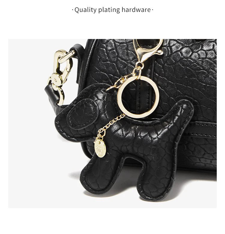 FOXER 2026 New Women's Handbag Fashion Barrel Bag Textured Cowhide Leather Lady Crossbody Bag Casual Commuter Shoulder Purse