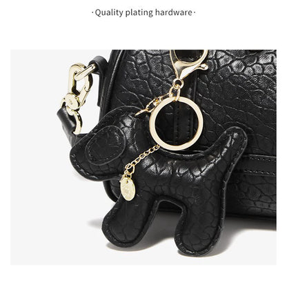 FOXER 2026 New Women's Handbag Fashion Barrel Bag Textured Cowhide Leather Lady Crossbody Bag Casual Commuter Shoulder Purse