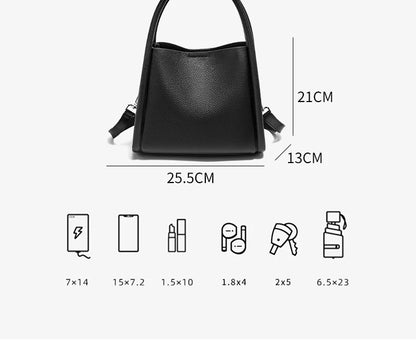 FOXER Luxury Leather Shoulder Bag