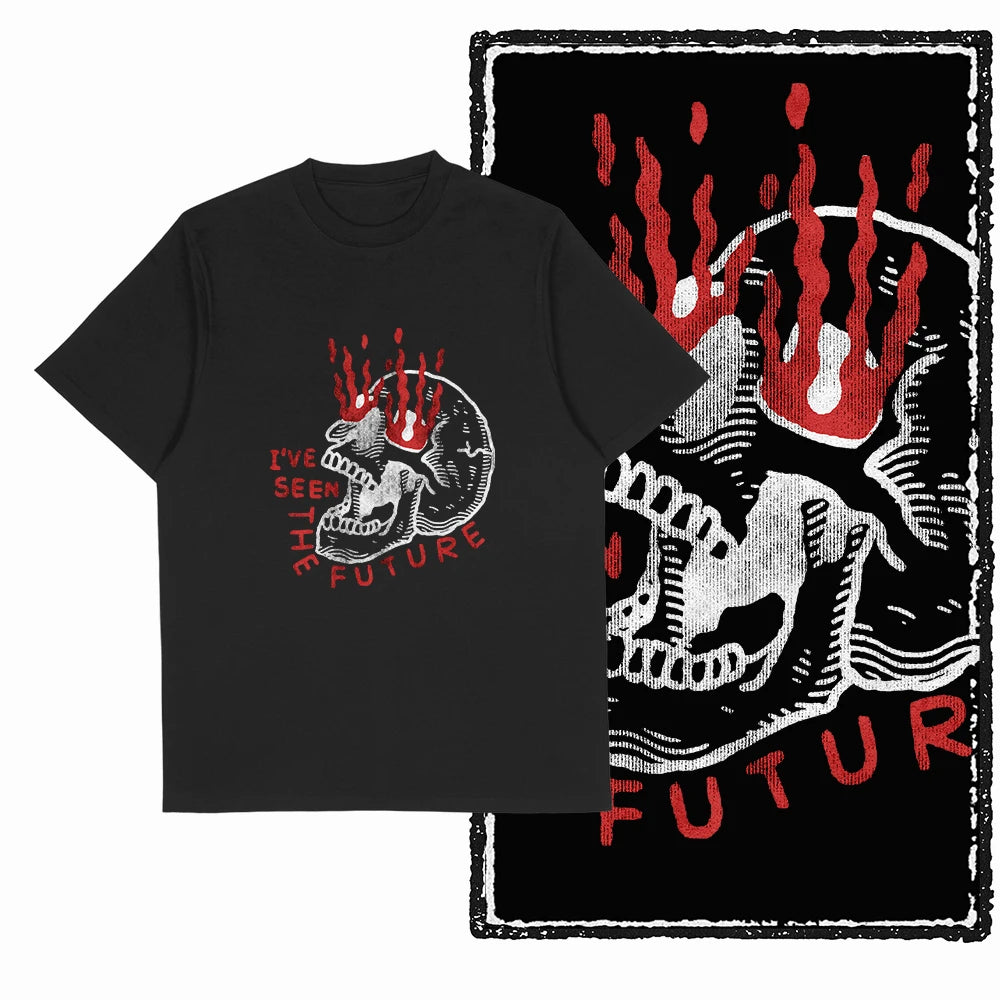 COOLMIND X0068 Silent Rebellion Graphic Tee