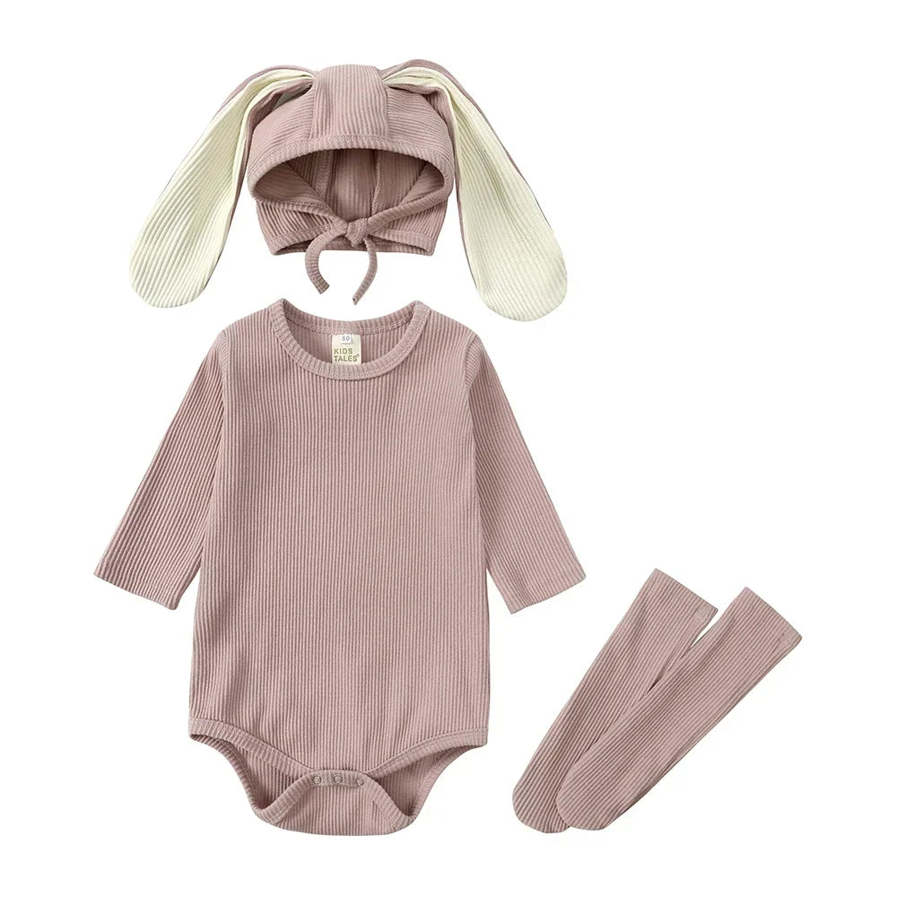 Kids Tales Bunny Days Cotton-Blend Baby Outfit
