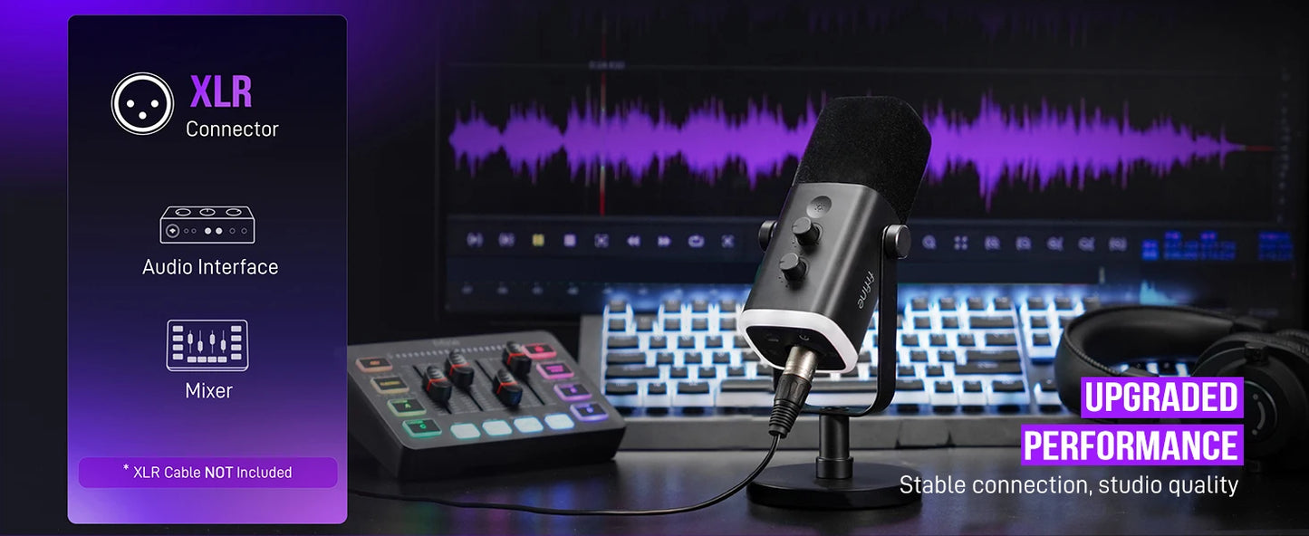 FIFINE Dynamic Gaming Microphone: Elevate Your Streaming & Recording Experience