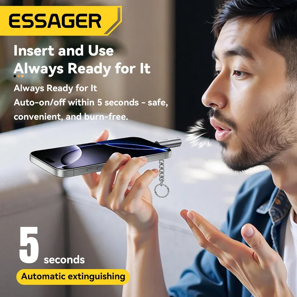 Essager Type-C Mini Cigarette Lighter - ShopHub