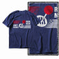 G11 NAVY Cotton Men's Big Size Car Theme Graphic T-shirt |  Streetwear Cool O-neck men's Tee Tshirt