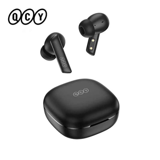 QCY HT05 ANC Wireless Earphones with 40dB Active Noise Cancelling and Bluetooth 5.2 for HD Calls