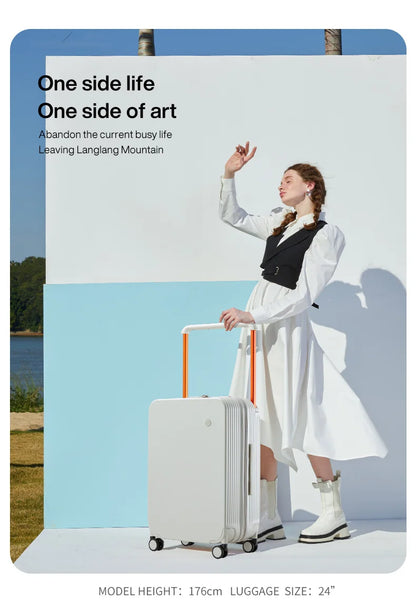 Mixi Wide Handle Travel Trolley Case