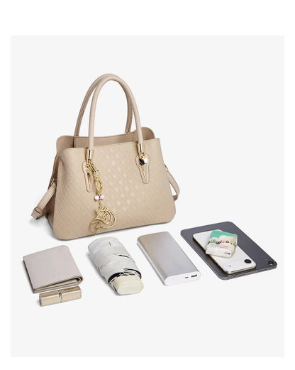FOXER Luxury Genuine Leather Women's Shoulder Bag