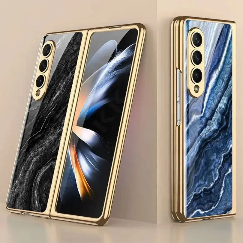 GKK Luxury Plating Frame Case for Galaxy Z Fold 3,4 & 5 - ShopHub