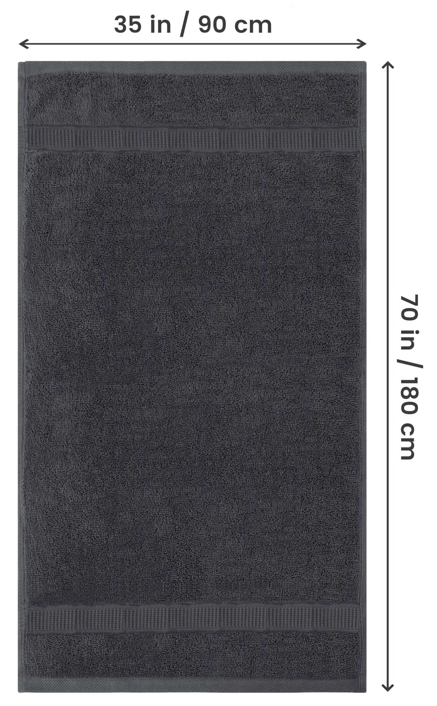 Luxurious Jumbo Bath Towel, 100% Ring Spun Cotton