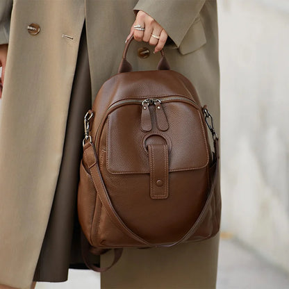 HOT ZOOLER Full Skin 100% Genuine Leather Backpack Women's Bag Classic 2026 New Large Backpack Designer Business Need #SC1700