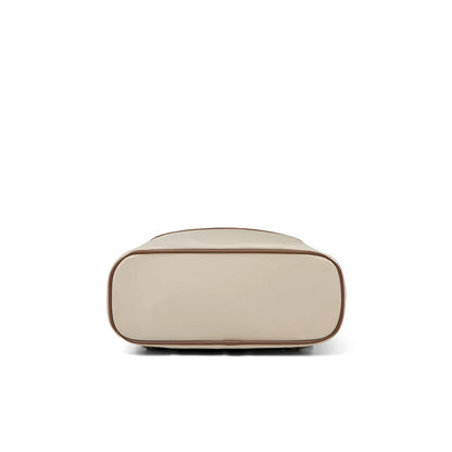 ZOOLER Oxford & Leather Female Letter Backpack