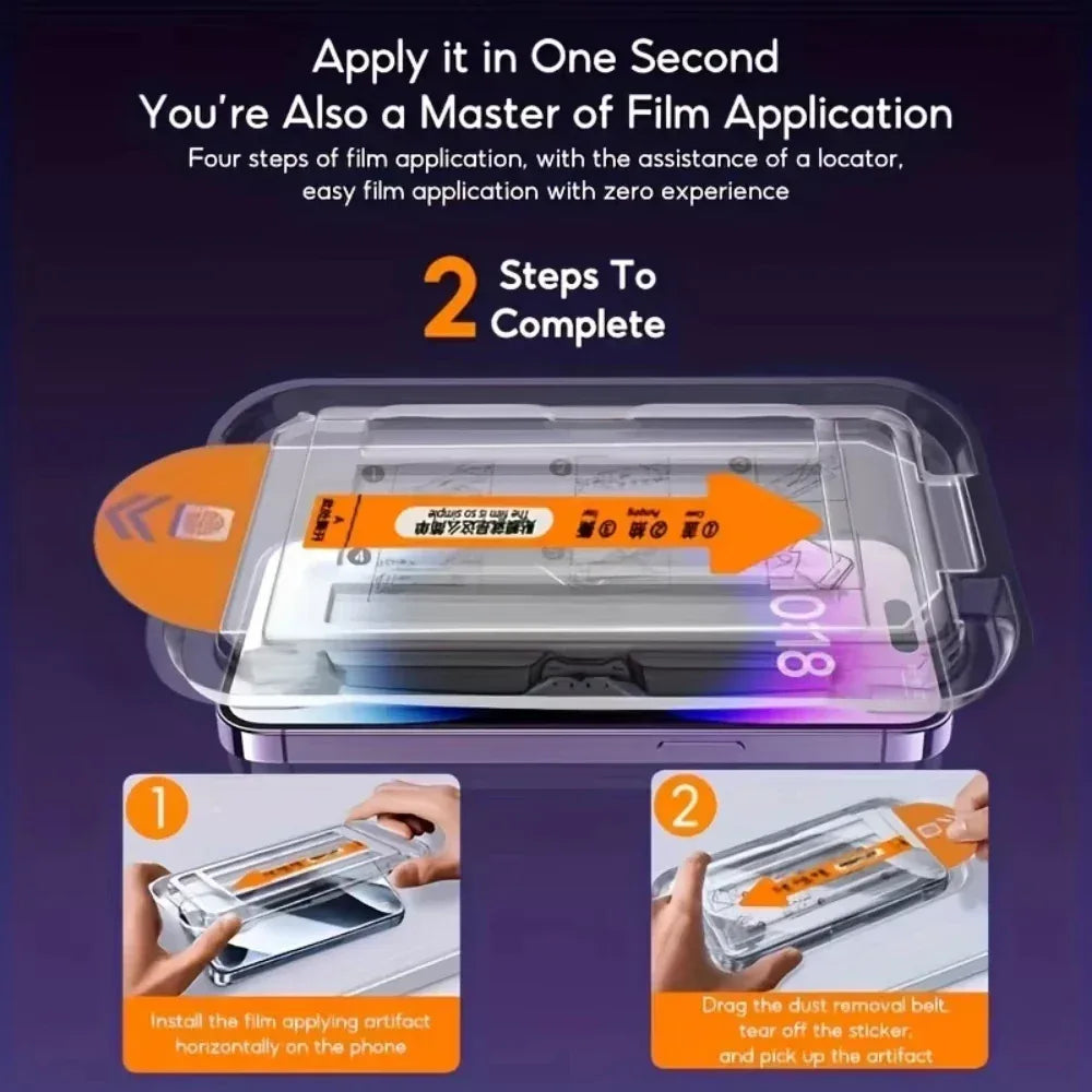 AKABEILA iPhone Easy Install HD Screen Protector - ShopHub