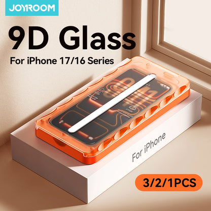 Joyroom Premium Tempered Glass Screen Protectors for iPhone 16, 17, and 18 Series