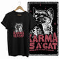 COOLMIND Black Cat Graphic T-Shirt | Women's 50-Design