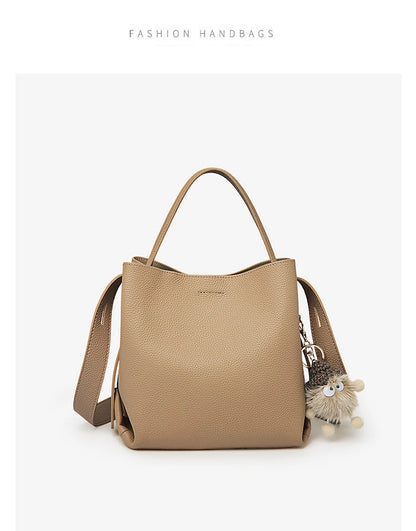 FOXER Genuine Leather Handbag — Premium Women's Shoulder Bag