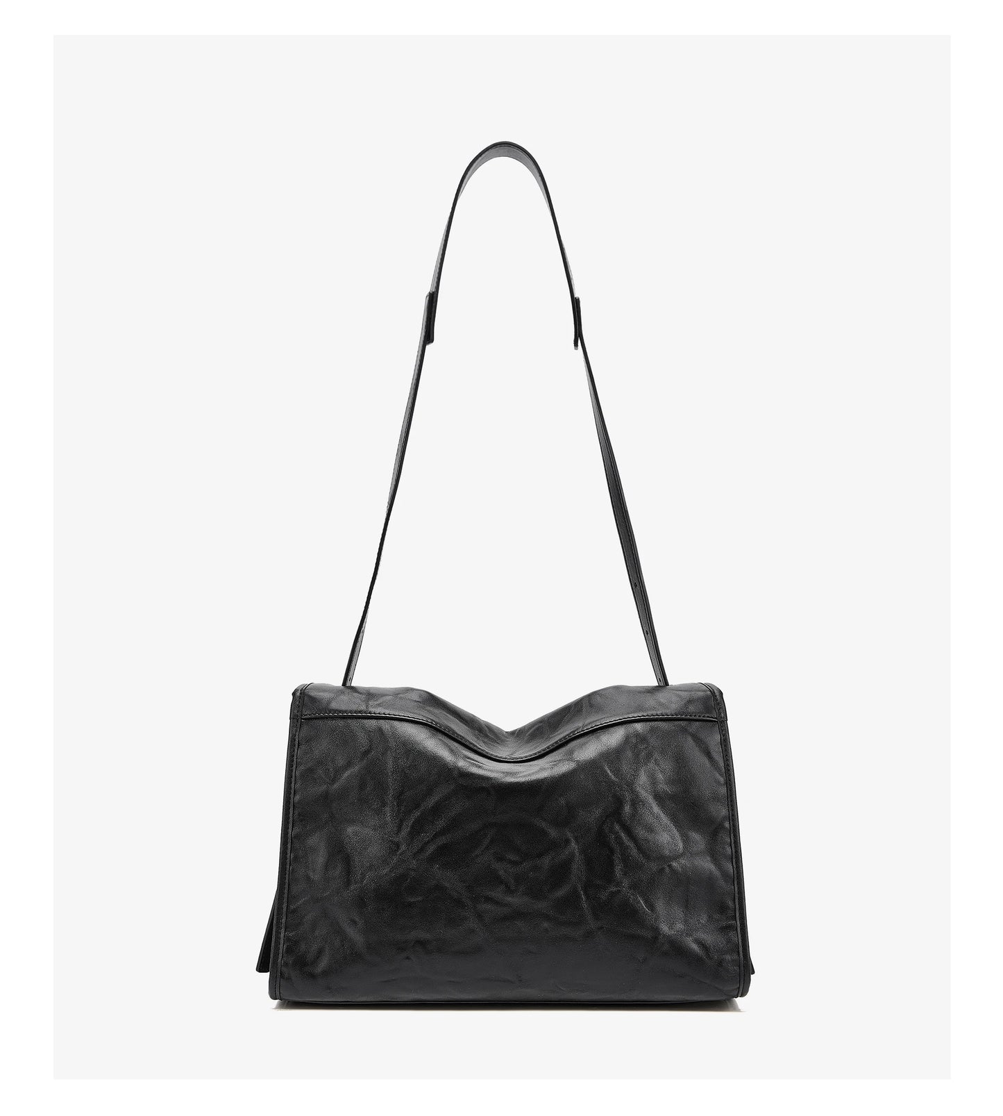 FOXER Wrinkled Genuine Leather Women's Crossbody Bag