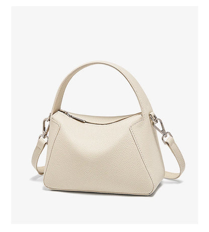 FOXER Lady's Handbag Cow Leather Shoulder Bag Small Size Crossbody Minimalist Style Bag Commute Work High Quality