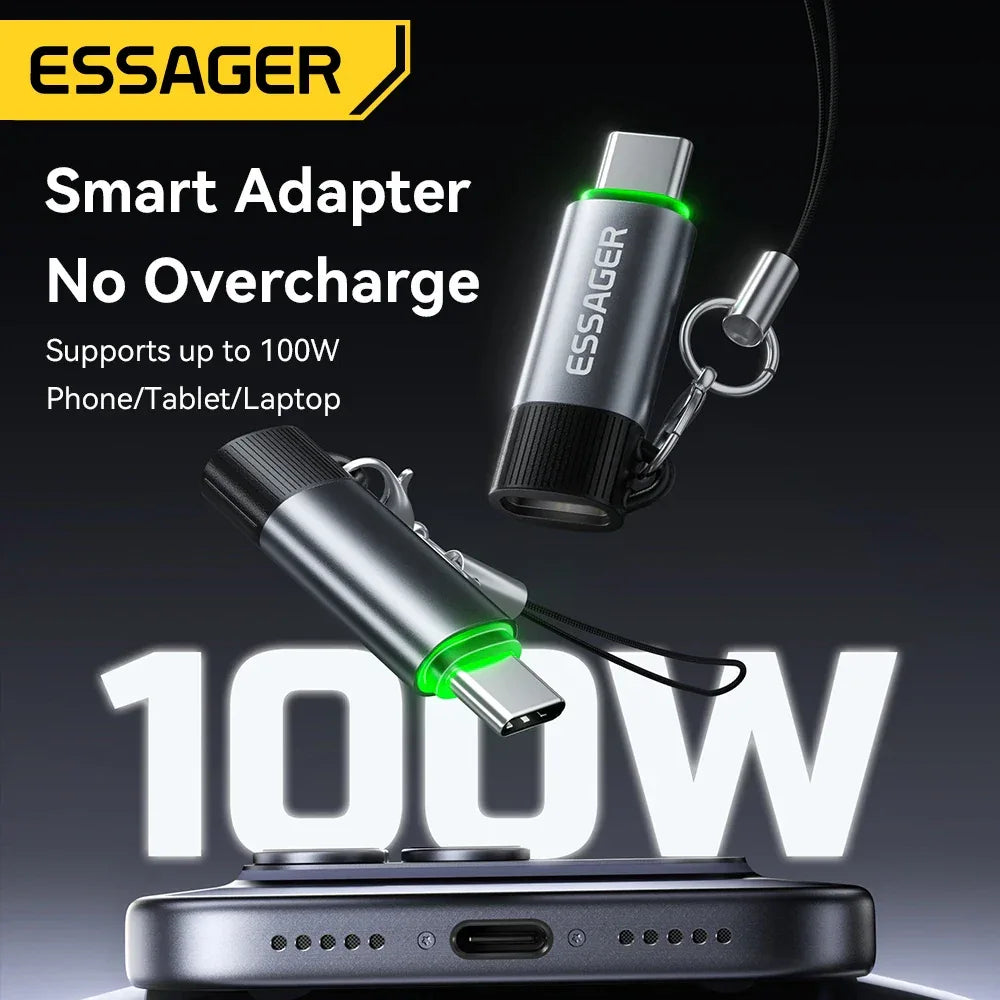 Essager 100W 5A Smart Power-off OTG Adapter - ShopHub