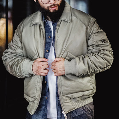 MADEN CWU-45P Padded Pilot Jacket | Grey Green