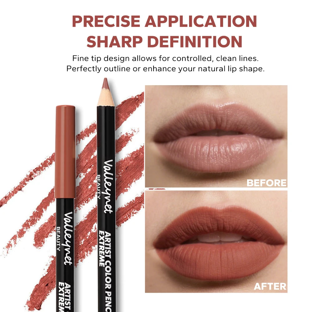 4pcs/Set Lip Liner and Eyeliner Set