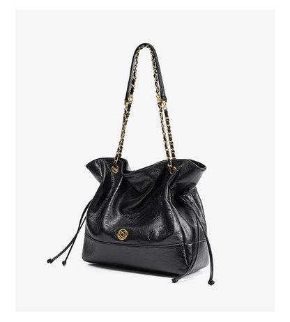FOXER Luxury Genuine Leather Shoulder Bag