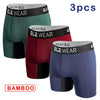 Bamboo Men's Sports Underwear - Long Moisture-Wicking Boxer Briefs for Men