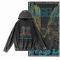COOLMIND G20 Acid-Washed Black Graphic Hoodie